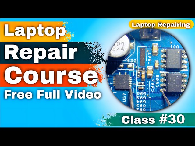 CLASS - 30 // Practical Tracing RAM Voltage Circuit - Laptop Repairing Course