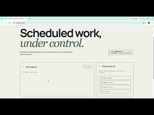 Lesson 10 : Build a Secure Scheduler Control Plane