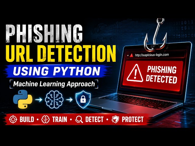 Phishing URL Detection Using Python | Machine Learning Cybersecurity Project
