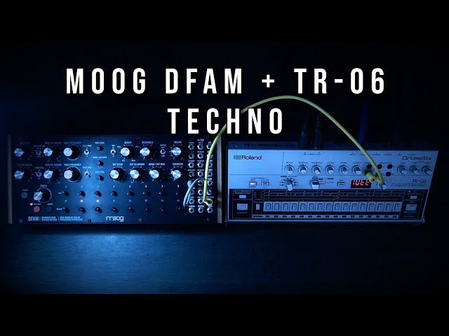 moog DFAM TECHNO + TR-06
