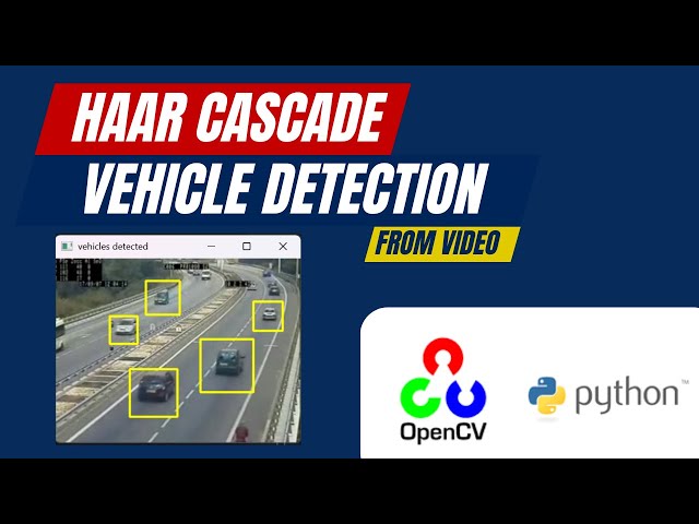 Haar Cascade Vehicle Detection in Python | OpenCV  Car Detection Tutorial @drnimishadavis