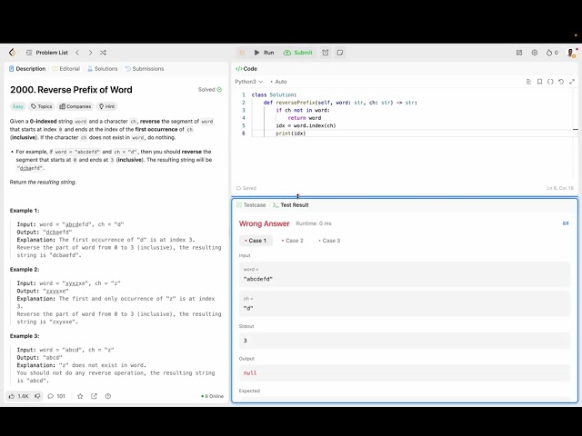 Reverse Prefix Of Word