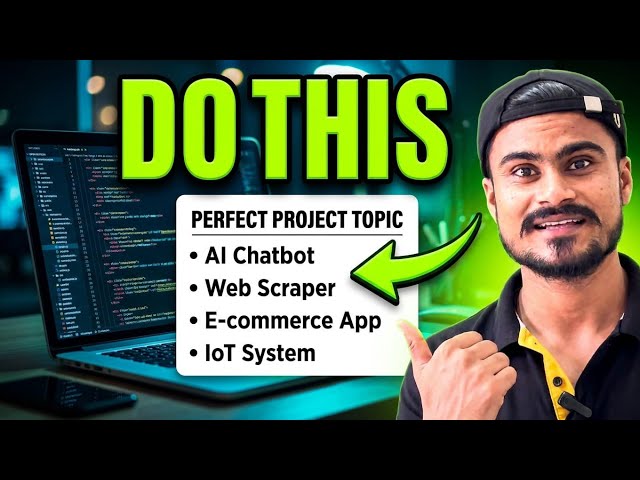 How to Choose Final Year Project Topic 😤 | Biggest Confusion Solved for CSE Students