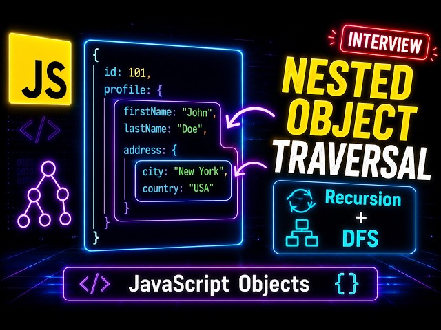 Nested Object Traversal in JavaScript | Recursion Interview Question