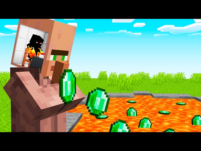 Minecraft, But It's On 1 GIANT VILLAGER!
