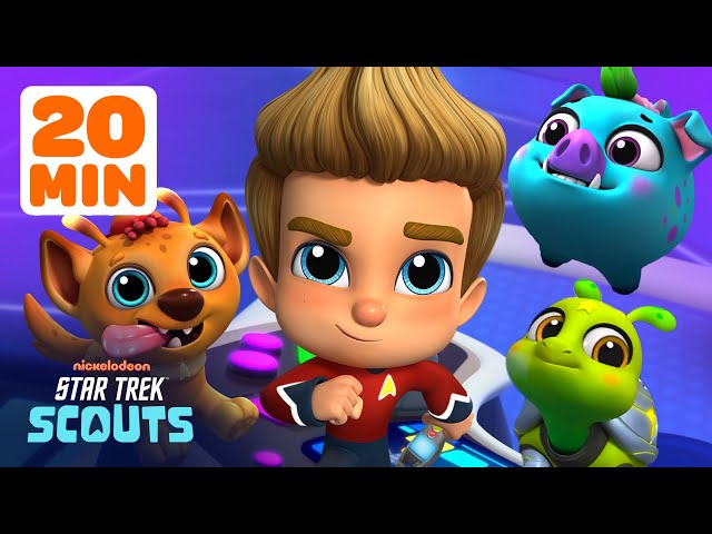 Star Trek Scouts Best Pet Moments in Space! 🚀 w/ JR, Roo, & Sprocket | 20 Minutes | Nick Jr.