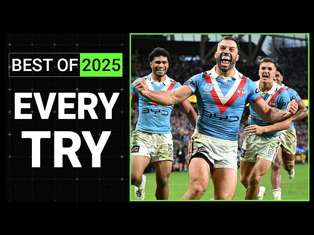 Best of 2025 | Every Try Of 2025 | NRL