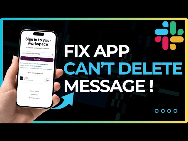 How To Fix Slack Cannot Delete Message !