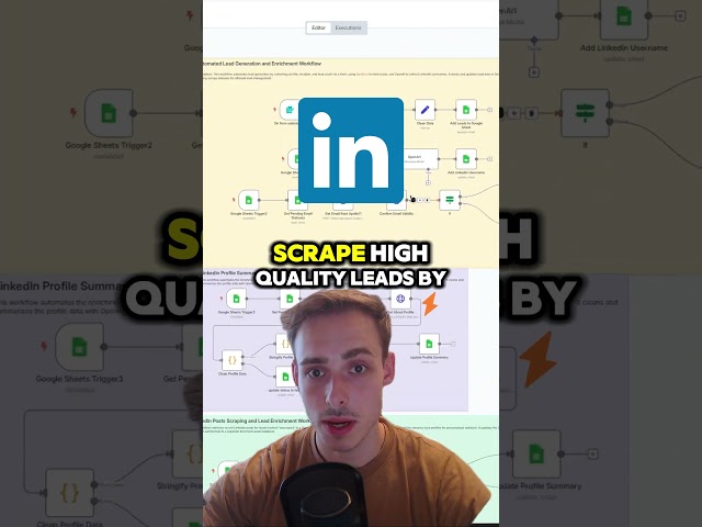 💼 LinkedIn Lead Gen on Autopilot with AI + n8n! 🔗🤖