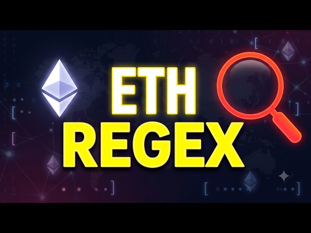 Learn how to detect Ethereum wallet addresses using Regular Expressions (Regex)