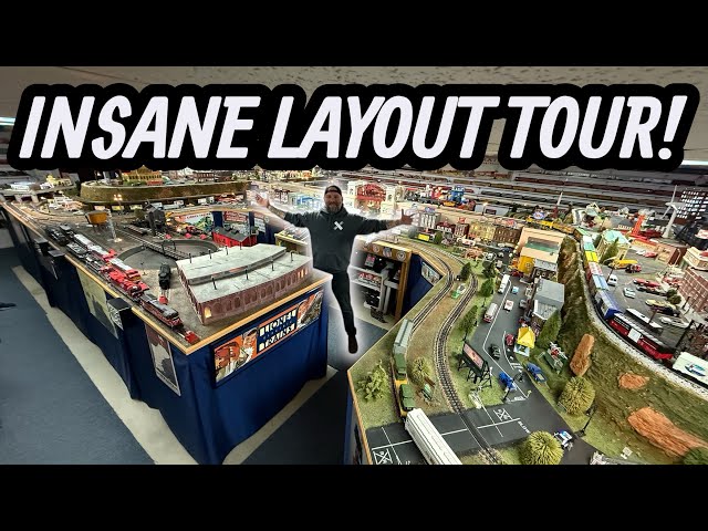 ONE MAN Built This?  INSANE O-Scale Layout Tour!