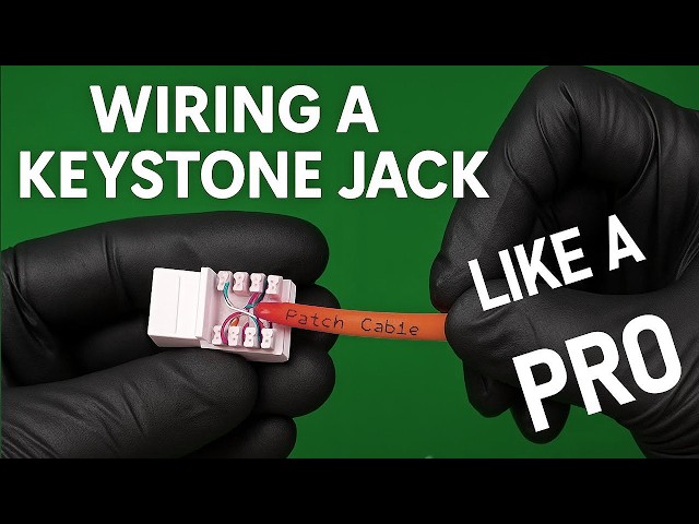 Wiring a Keystone Jack - The Definitive Guide