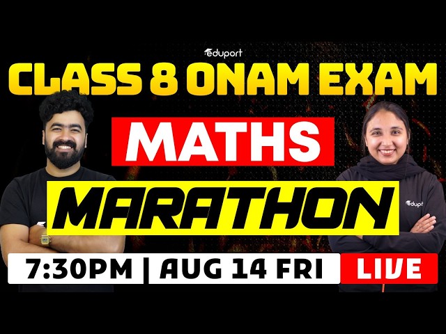 Class 8 | Maths | Mega Marathon | Eduport Class 8