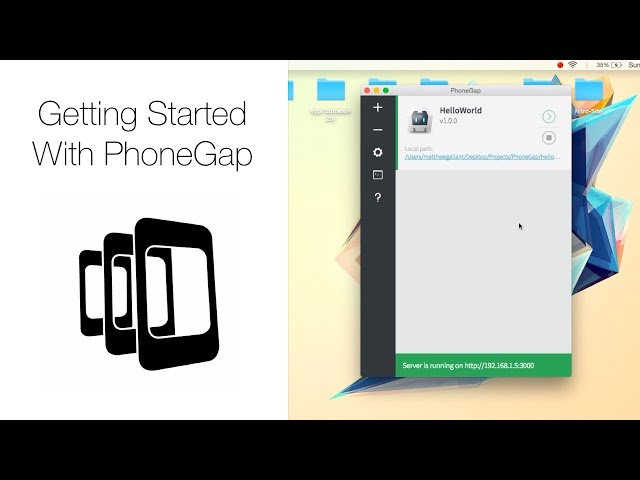 Getting Started With PhoneGap