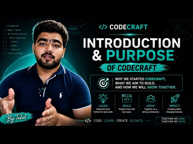 Why I Started CodeCraft | The Future of Programming Education
