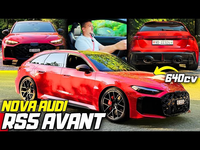 UM VERDADEIRO CANHÃO FAMILIAR ! // NOVA AUDI RS5 AVANT HÍBRIDA COM 640CV ! 🔥🇵🇹
