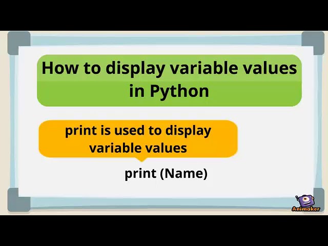 Basic Explanation of Input Output in Python