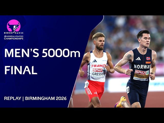 El INCREÍBLE regreso de Ingebrigtsen 👑 | Repetición de la final masculina de 5000m | Campeonato E...