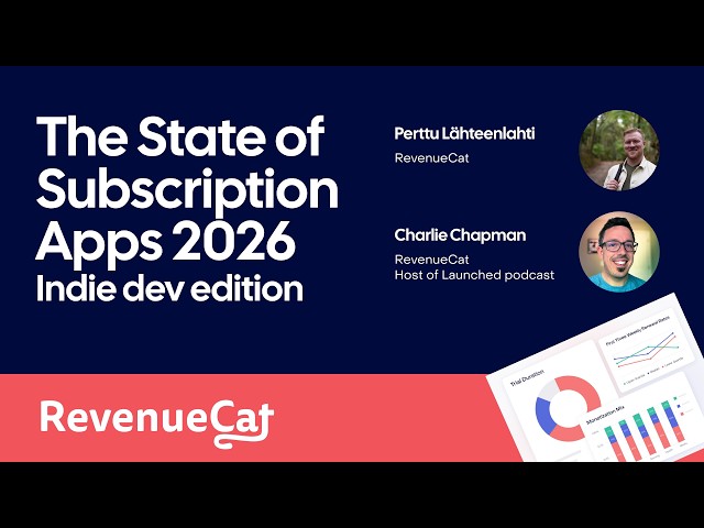 LIVE: The State of Subscription Apps 2026 – for indie developers
