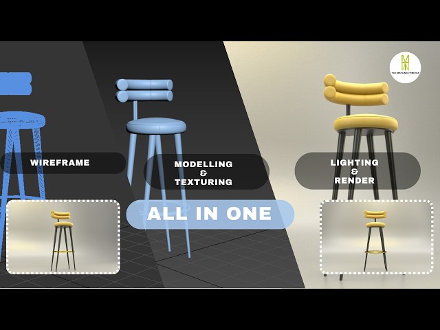 FULL MODELLING, TEXTURING AND LIGHTING OF SOFA IN 3DS MAX VRAY | FURNITURE MODELLING IN 3DS MAX |