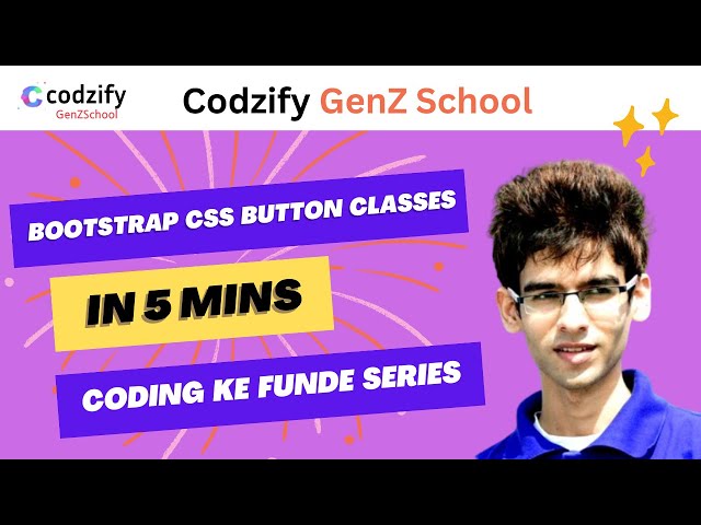 How to add Bootstrap Css Button Classes in your Web App ? |  **Live Demo**