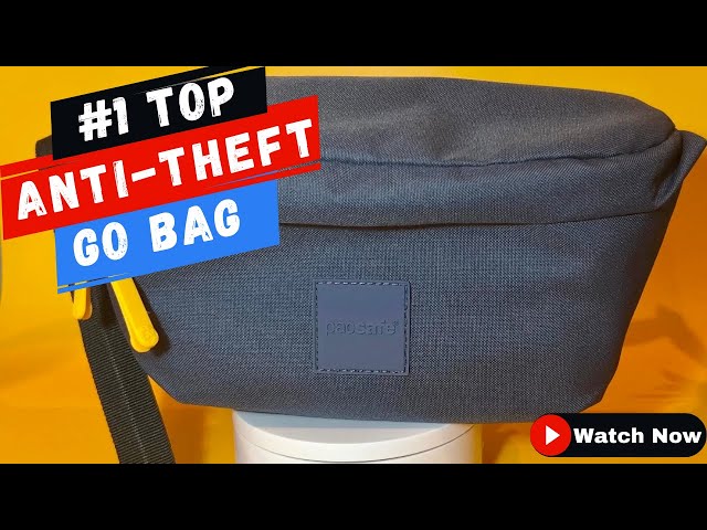 Pacsafe's New Go Anti-theft Sling Pack: Secure Your Stuff, Stay Safe