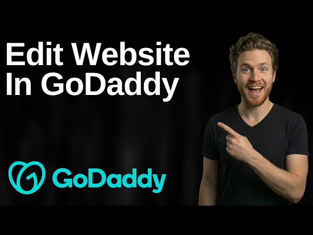 How To Edit Website In GoDaddy (2026 Easy Guide)