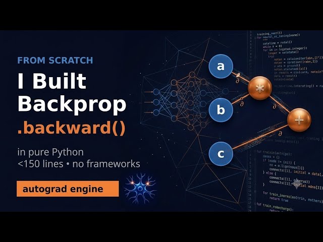 How .backward() actually works — I rebuilt it from scratch