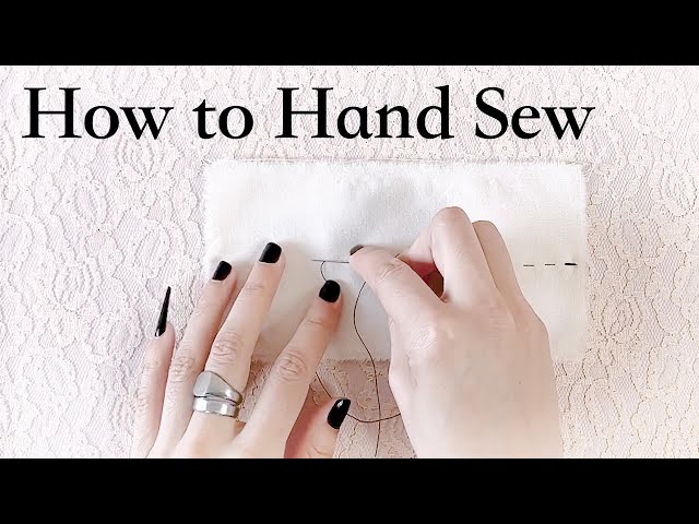 How to Hand Sew