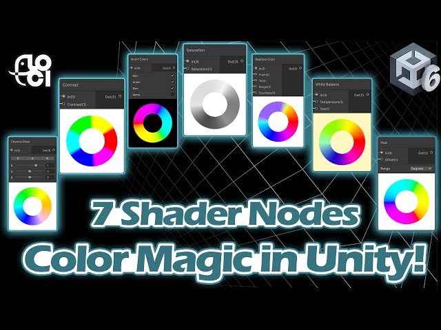 All Color Adjustment in Unity Shader Graph: 7 Essential Nodes Explained!