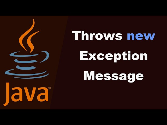 throw new exception message