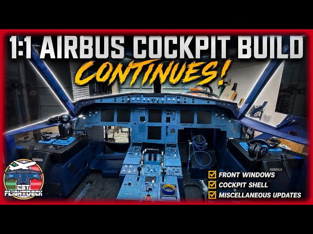 I’m Building a REAL 1:1 Airbus Cockpit… And It’s Starting to Look Like the Real Thing!