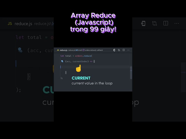 Understand Array Reduce in Javascript in just 99 seconds!