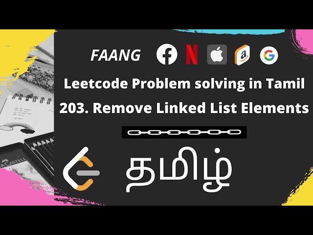 203. Remove Linked List Elements | Linked list Leetcode | In Tamil