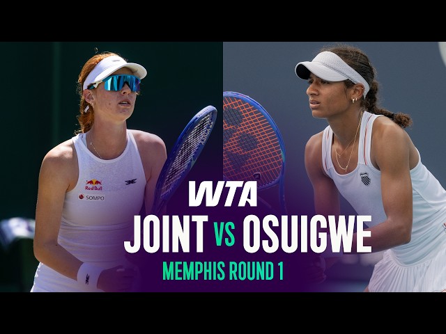Maya Joint vs. Whitney Osuigwe | Memphis 2026, Ronda 1 | Resumen del partido de la WTA
