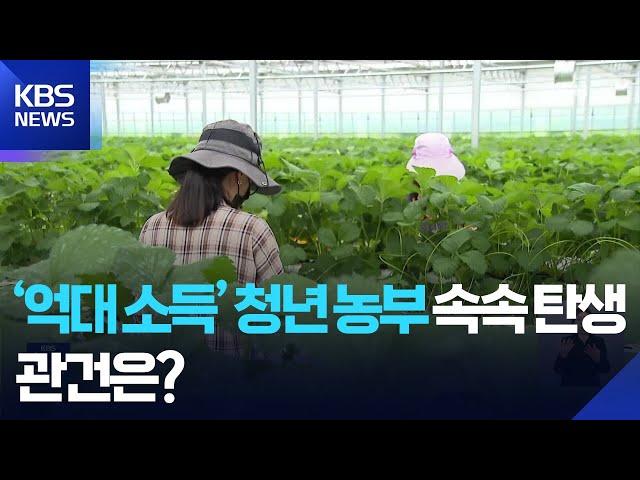 ‘억대 소득’ 청년 농부 시대…관건은 ‘정주 여건’ / KBS  2025.06.23.