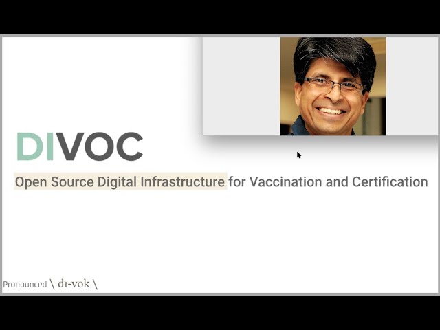 Introduction to DIVOC by Dr Pramod K Varma