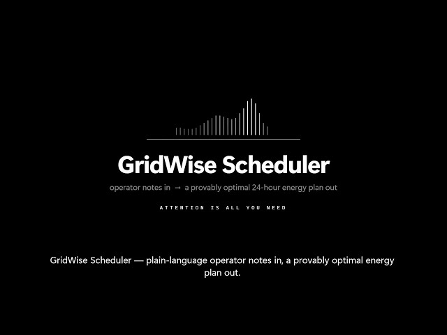 GridWise Scheduler Architecture | Hackathon Preliminary Round at BUP CSE FEST 2026