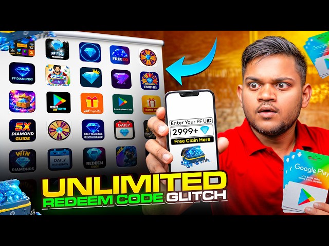 I TRIED 100 REDEEM CODE APPS FOR FREE DIAMONDS | free diamond hack| how to get free fire redeem code