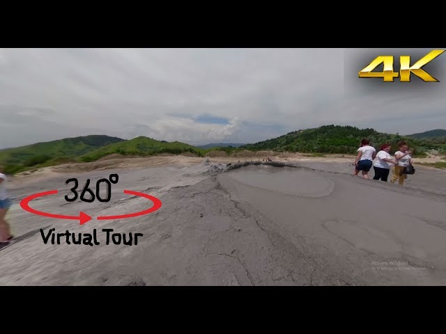 Concept - Mud Volcanoes - Romanian - Wonderful - 360° Camera - Video 4K - Virtual Reality