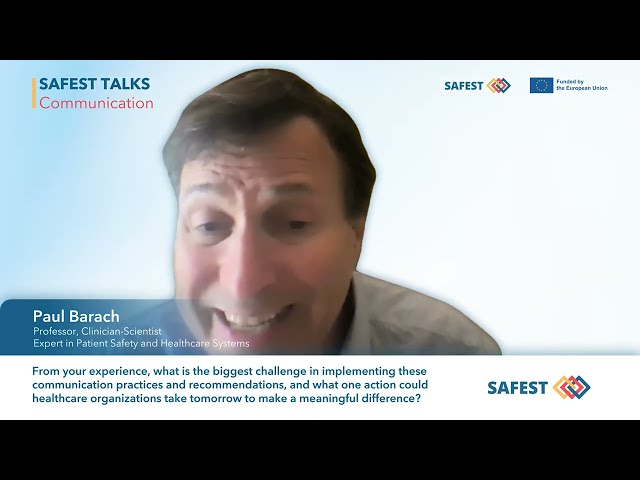 SAFEST Talks | Episode 2 — Effective communication in perioperative care