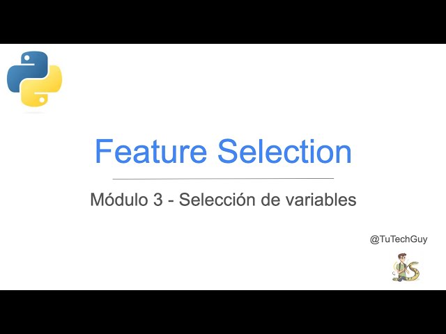 🐍Curso COMPLETO de IA desde Cero (con PYTHON)!! : Selección de variables
