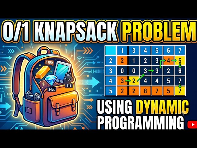 0/1 Knapsack Problem Using Dynamic Programming-DAA