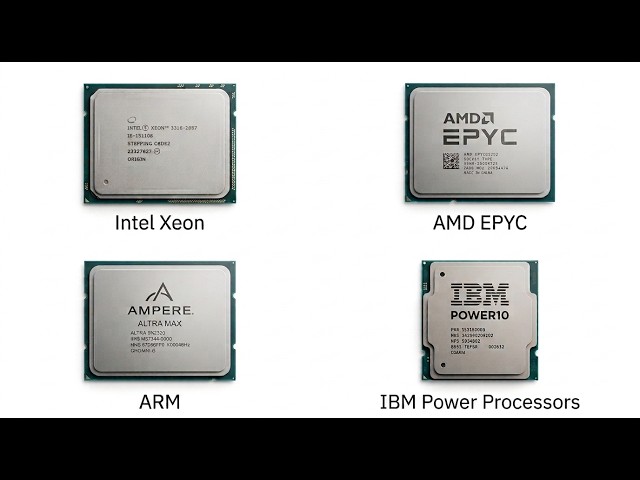 Every type of Server CPU Explained In 4 Minutes !