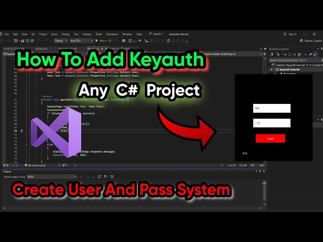 How To Add Keyauth In Any C# Project 🎯 Login System Create || Free Fire Panel || With C# Coding
