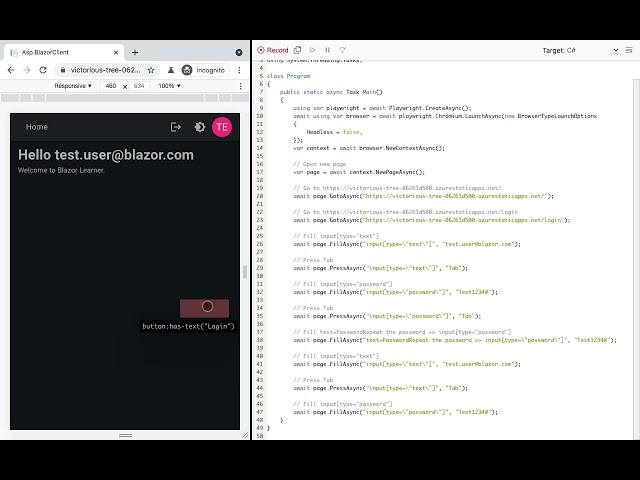 Playwright Codegen