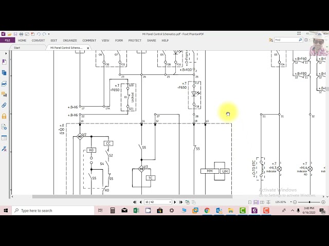 5 Control Circuit Trip Circuit 1 and closing