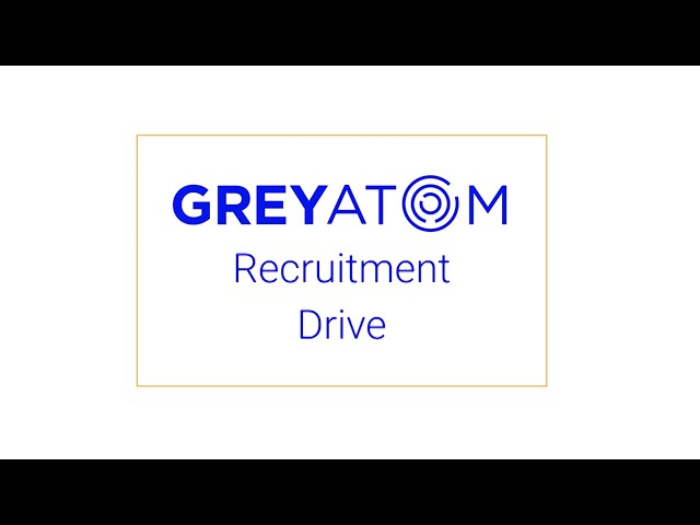 GreyAtom's Recruitment Drive | GREYATOM