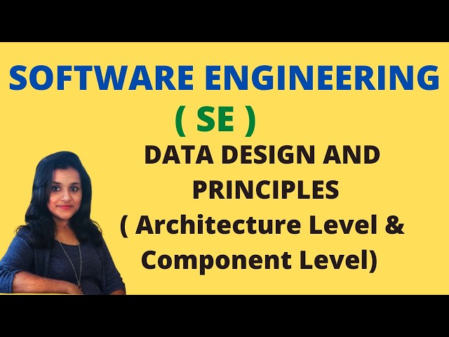 Data Design and its Principles ( Architecture & Component Levels) |SE| #jntu #softwareengineering