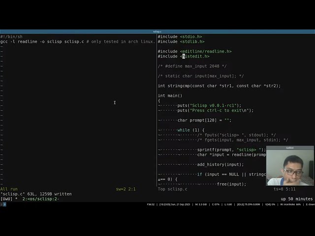Study with me: learn C programming language by building our own lisp (Part 10)